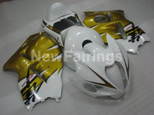 Cargar imagen en el visor de la galería, White and Golden Factory Style - GSX1300R Hayabusa 99-07 Fairing Kit