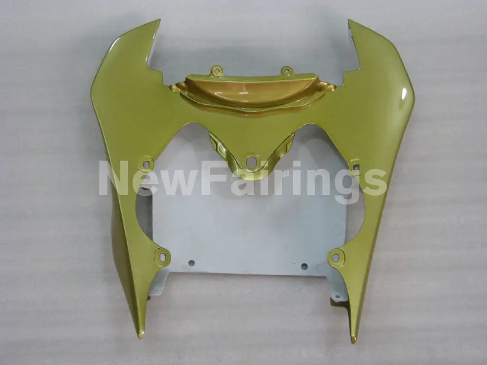 White and Golden Flame - YZF-R6 08-16 Fairing Kit