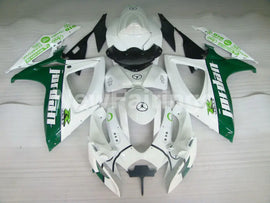 White and Green Jordan - GSX-R600 06-07 Fairing Kit