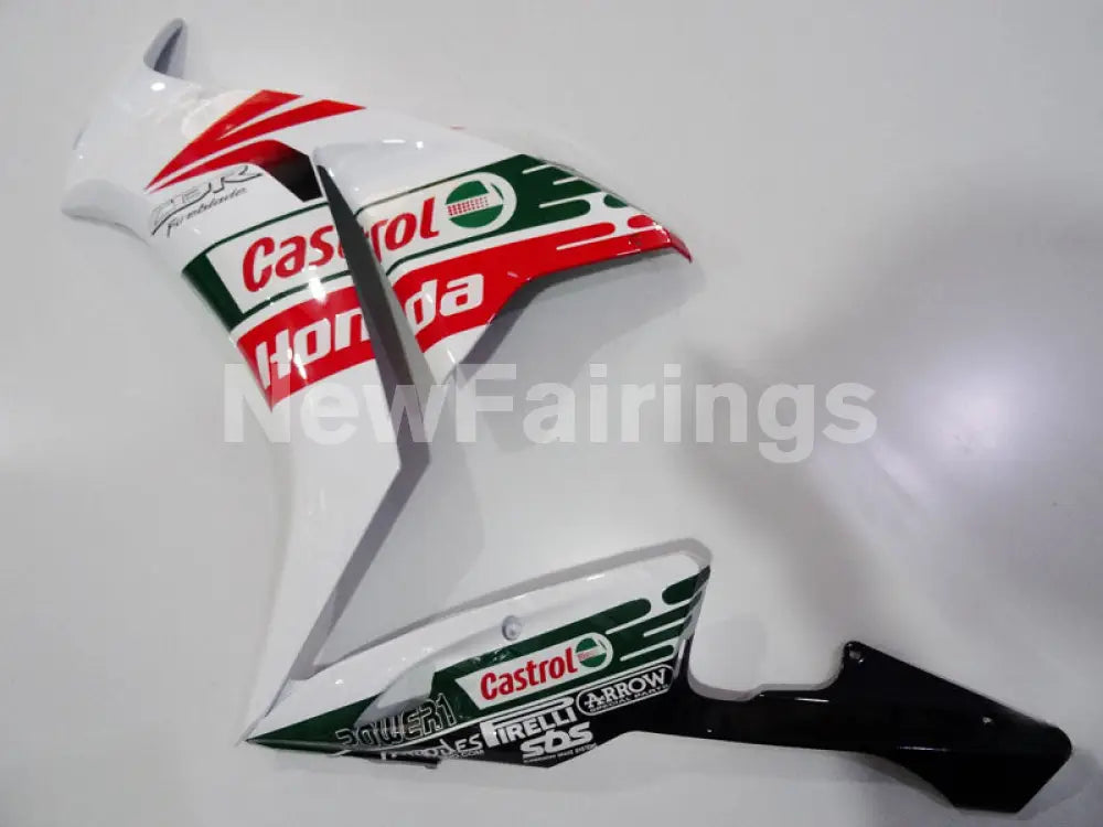 White and Green Red Castrol - CBR1000RR 12-16 Fairing Kit