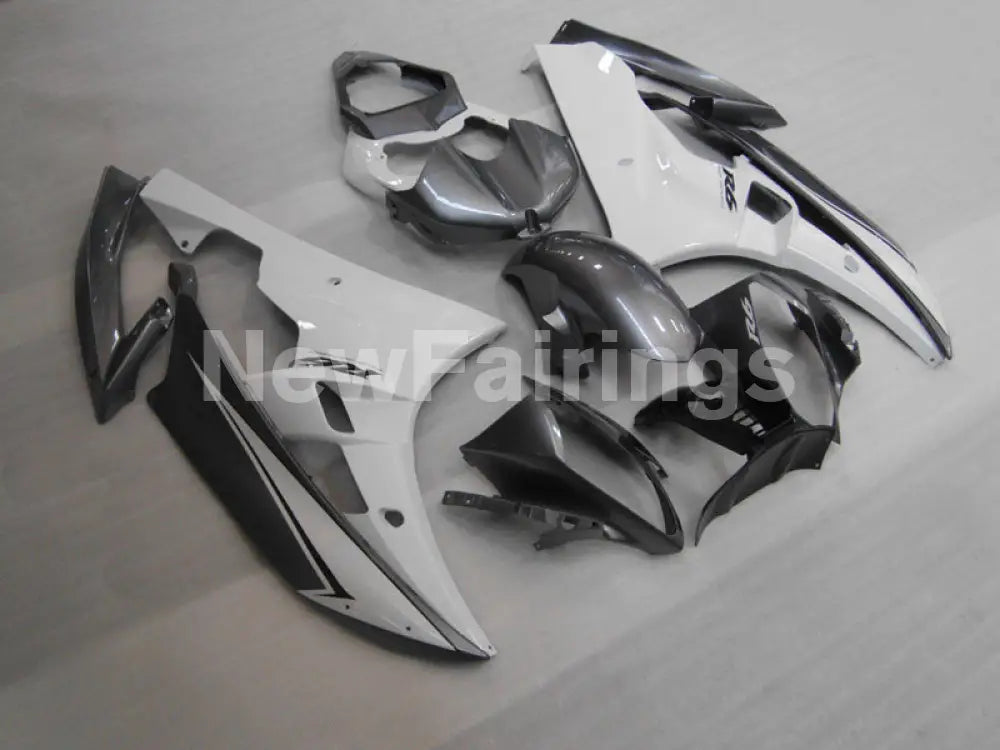 White and Grey Factory Style - YZF-R6 06-07 Fairing Kit