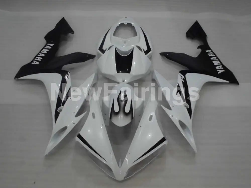 White and Matte Black Factory Style - YZF-R1 04-06 Fairing Kit