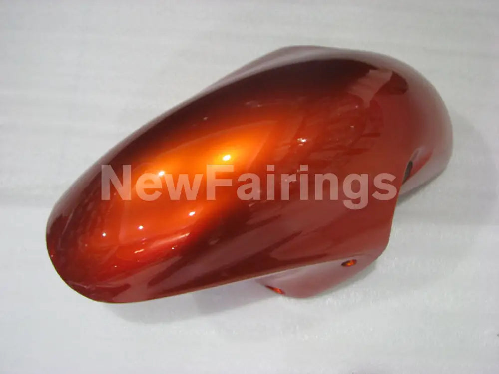 White and Orange Factory Style - GSX1300R Hayabusa 99-07 Fairing Kit