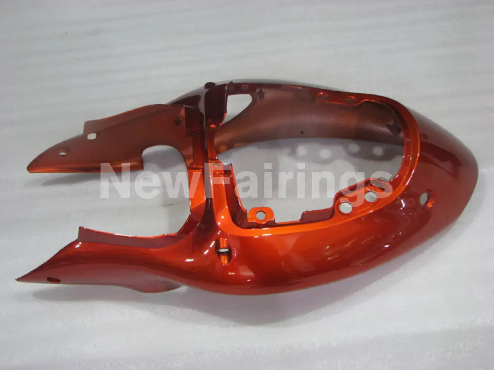 White and Orange Factory Style - GSX1300R Hayabusa 99-07 Fairing Kit