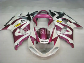 White and Purple Red Factory Style - GSX-R750 00-03 Fairing Kit