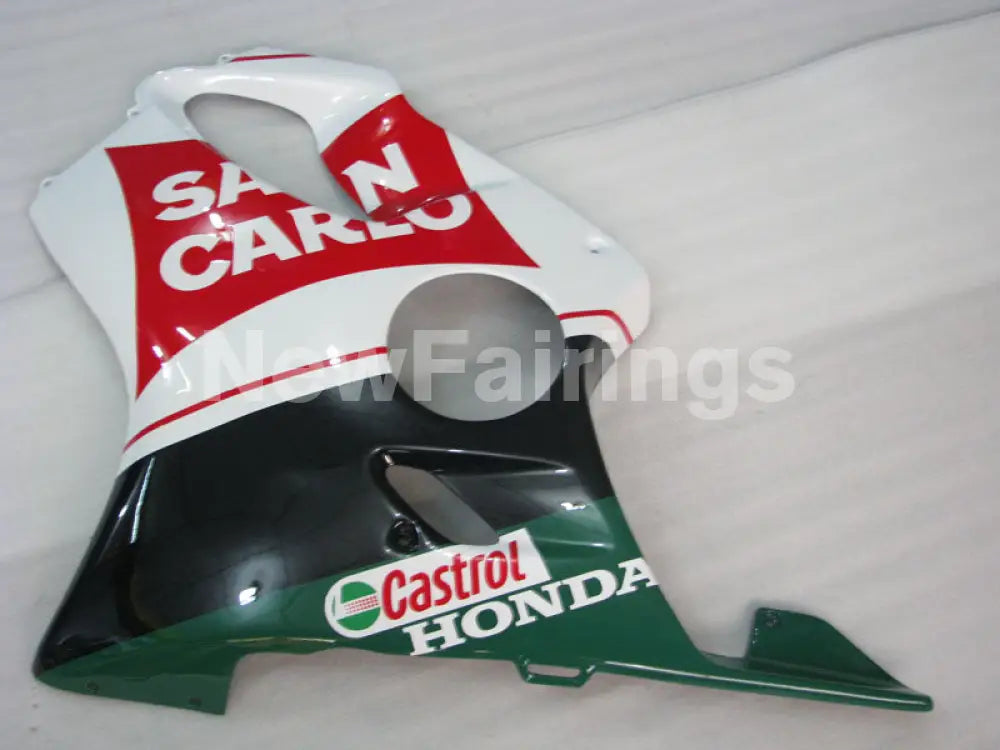 White and Red Black Castrol - CBR600 F4i 01-03 Fairing Kit