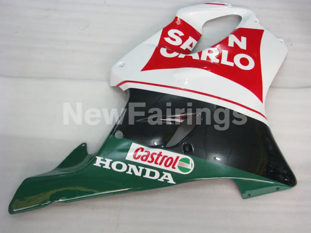 White and Red Black Castrol - CBR600 F4i 01-03 Fairing Kit