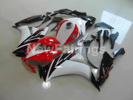 White and Red Black Factory Style - CBR1000RR 12-16 Fairing Kit