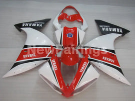White and Red Black Factory Style - YZF-R1 09-11 Fairing Kit