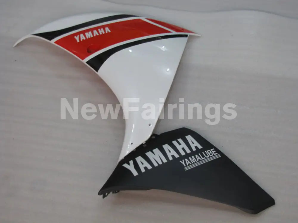 White and Red Black Factory Style - YZF-R1 12-14 Fairing Kit