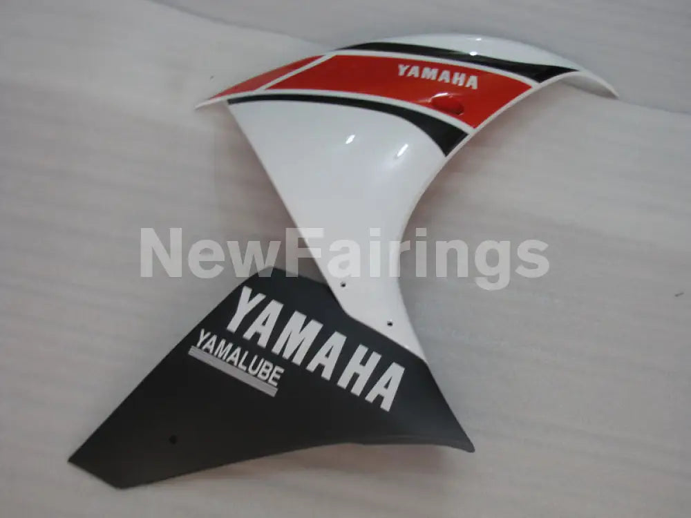 White and Red Black Factory Style - YZF-R1 12-14 Fairing Kit