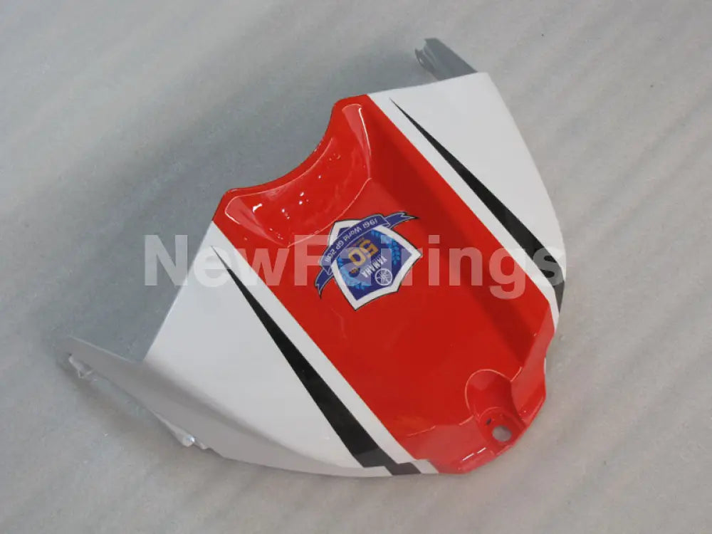 White and Red Black Factory Style - YZF-R1 12-14 Fairing Kit
