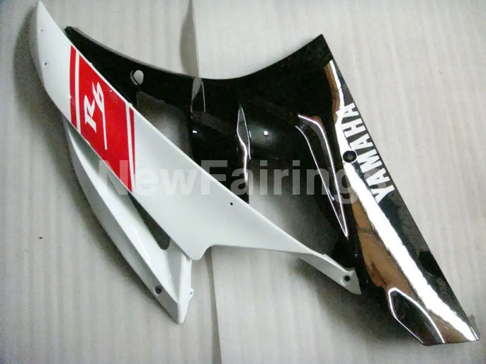White and Red Black Factory Style - YZF-R6 06-07 Fairing Kit
