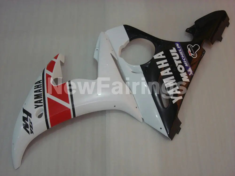 White and Red Black Motul - YZF-R6 03-04 Fairing Kit