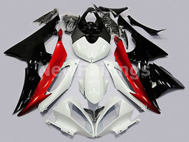 White and Red Black No decals - YZF-R6 08-16 Fairing Kit
