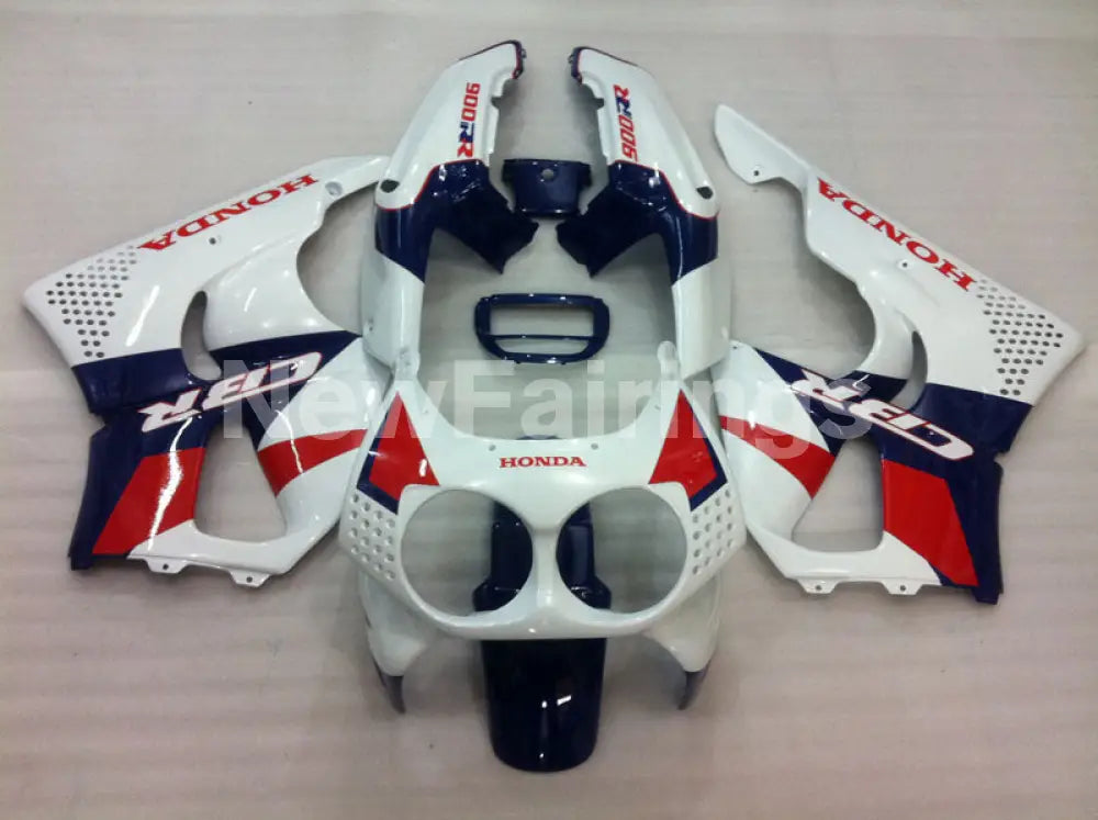 White and Red Blue Factory Style - CBR 900 RR 92-93 Fairing Kit