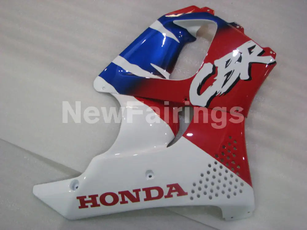 White and Red Blue Factory Style - CBR 900 RR 94-95 Fairing Kit
