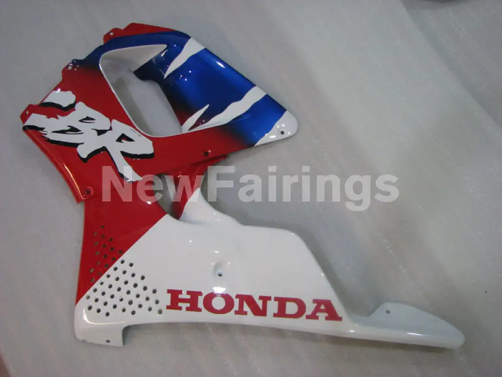 White and Red Blue Factory Style - CBR 900 RR 94-95 Fairing Kit