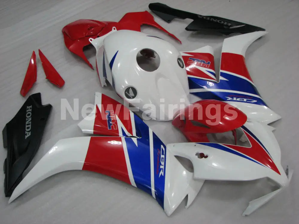 White and Red Blue Factory Style - CBR1000RR 12-16 Fairing Kit