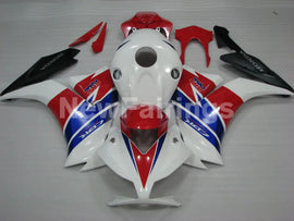 White and Red Blue Factory Style - CBR1000RR 12-16 Fairing Kit