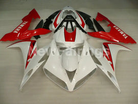 White and Red Factory Style - YZF-R1 04-06 Fairing Kit