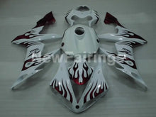 Cargar imagen en el visor de la galería, White and Red Flame - YZF-R1 04-06 Fairing Kit