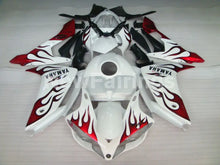 Cargar imagen en el visor de la galería, White and Red Flame - YZF-R1 07-08 Fairing Kit