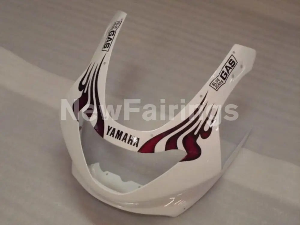 White and Red Flame - YZF600R Thundercat 96-07 Fairing Kit