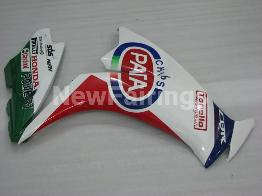 White and Red Green PATA - CBR1000RR 12-16 Fairing Kit