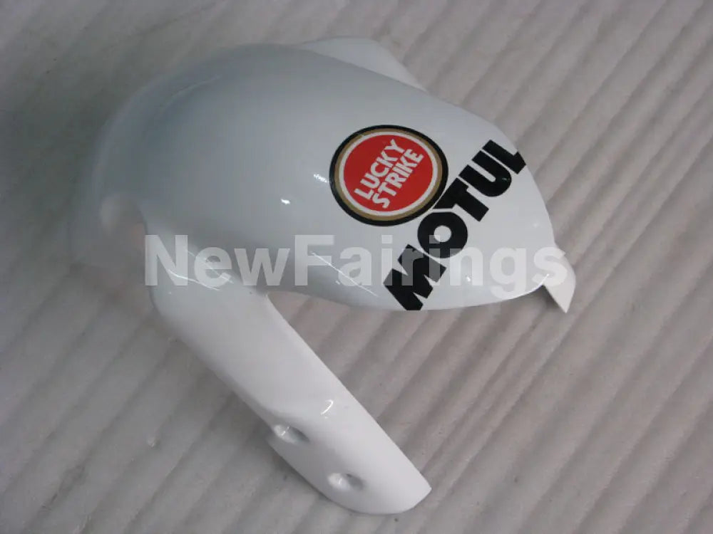 White and Red Lucky Strike - GSX-R600 06-07 Fairing Kit