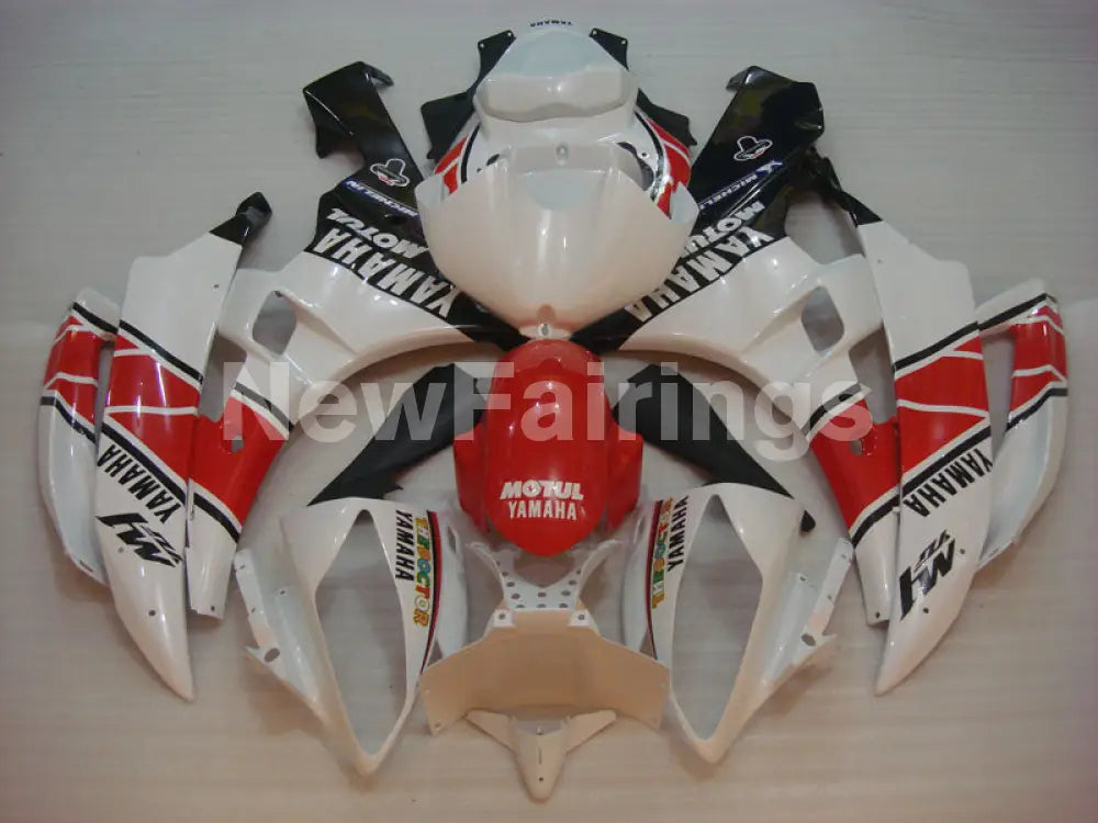 White and Red MICHELIN - YZF-R6 06-07 Fairing Kit