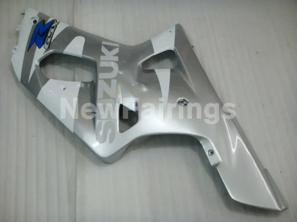 White and Silver Black Factory Style - GSX-R750 00-03 Fairing Kit