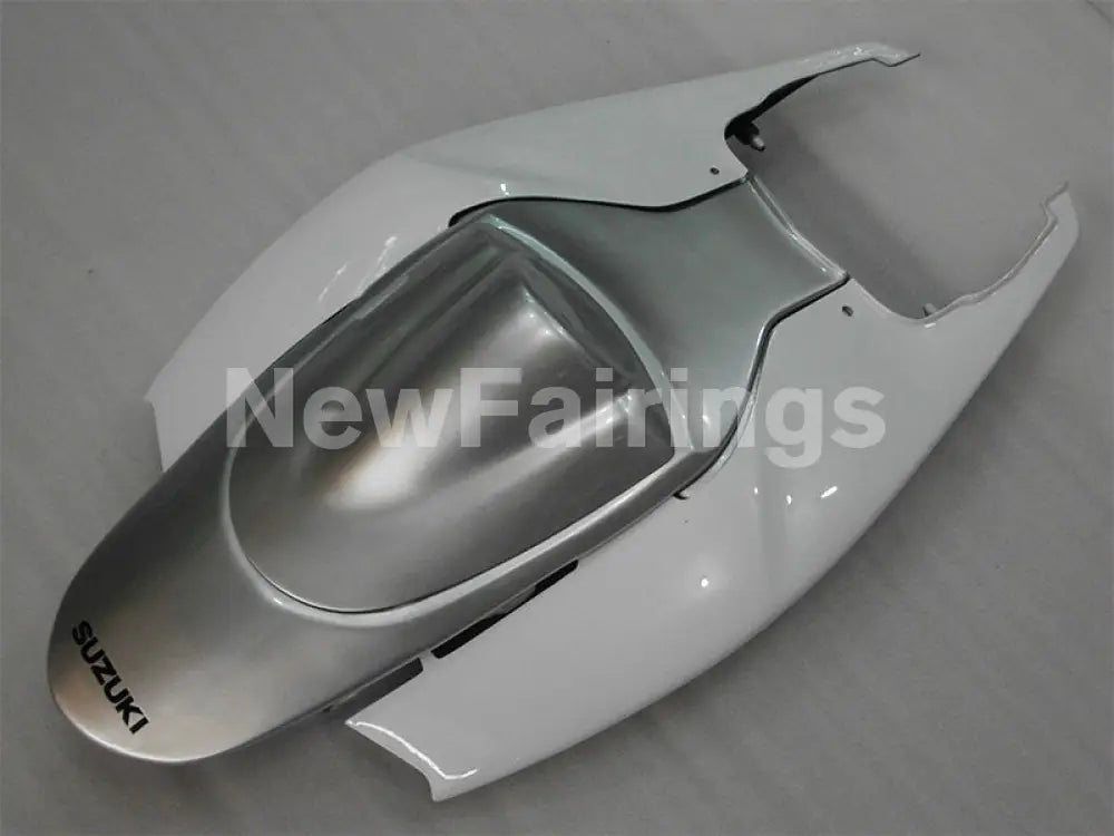 White and Silver Black Factory Style - GSX-R750 06-07 Fairing Kit