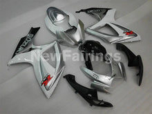 Cargar imagen en el visor de la galería, White and Silver Black Factory Style - GSX-R750 06-07 Fairing Kit