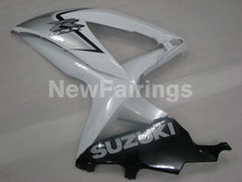 Cargar imagen en el visor de la galería, White and Silver Black Factory Style - GSX-R750 08-10 Fairing Kit