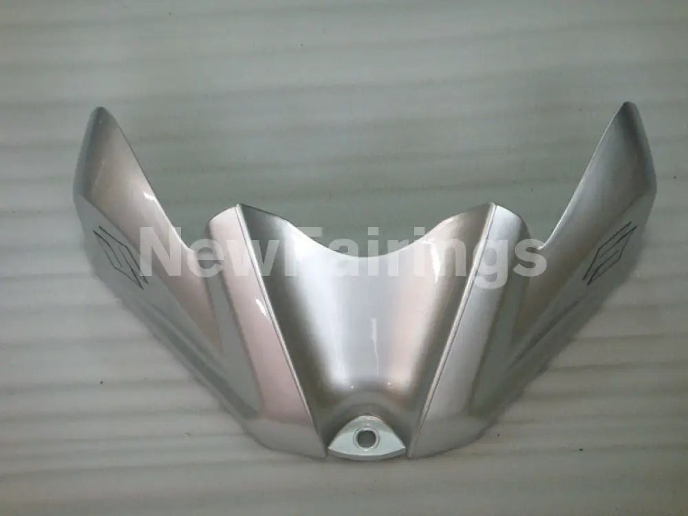 White and Silver Blue Factory Style - GSX-R600 08-10 Fairing Kit