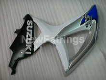 Cargar imagen en el visor de la galería, White and Silver Blue Factory Style - GSX-R750 08-10 Fairing Kit