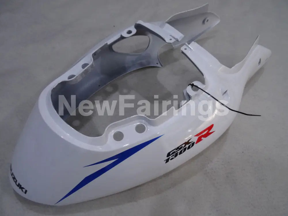 White and Silver Blue Factory Style - GSX1300R Hayabusa 99-07 Fairing Kit