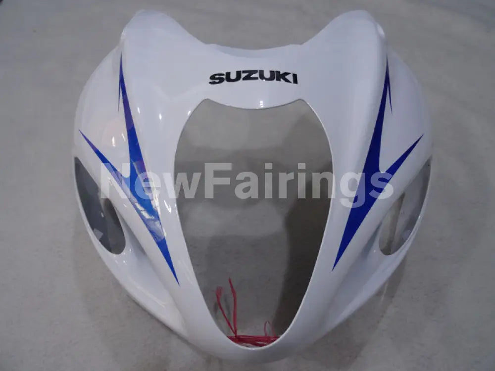 White and Silver Blue Factory Style - GSX1300R Hayabusa 99-07 Fairing Kit