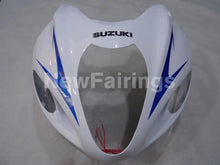 Cargar imagen en el visor de la galería, White and Silver Blue Factory Style - GSX1300R Hayabusa 99-07 Fairing Kit