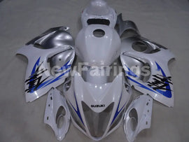 White and Silver Blue Factory Style - GSX1300R Hayabusa 99-07 Fairing Kit