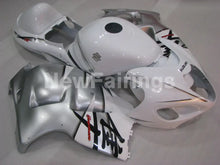 Cargar imagen en el visor de la galería, White and Silver Factory Style - GSX1300R Hayabusa 99-07 Fairing Kit