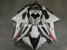 Cargar imagen en el visor de la galería, White and Silver Red No decals - YZF-R6 08-16 Fairing Kit