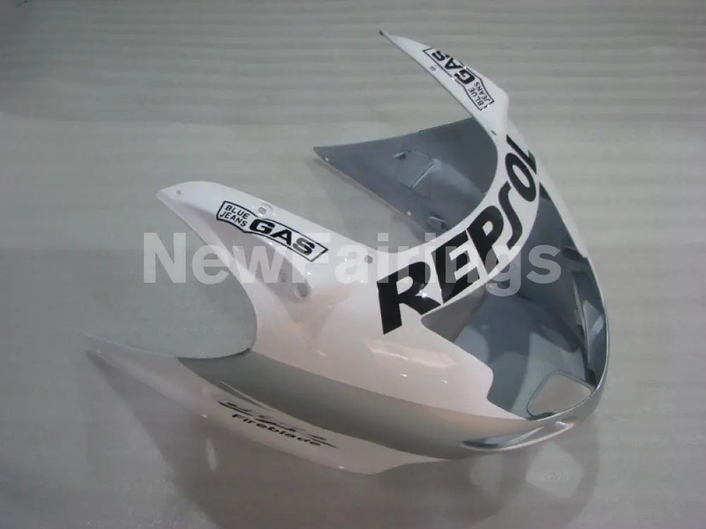 White and Silver Repsol - CBR 1100 XX 96-07 Fairing Kit