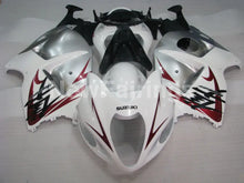 Cargar imagen en el visor de la galería, White and Silver Wine red Factory Style - GSX1300R Hayabusa 99-07 Fairing Kit