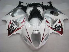 White and Silver Wine red Factory Style - GSX1300R Hayabusa 99-07 Fairing Kit