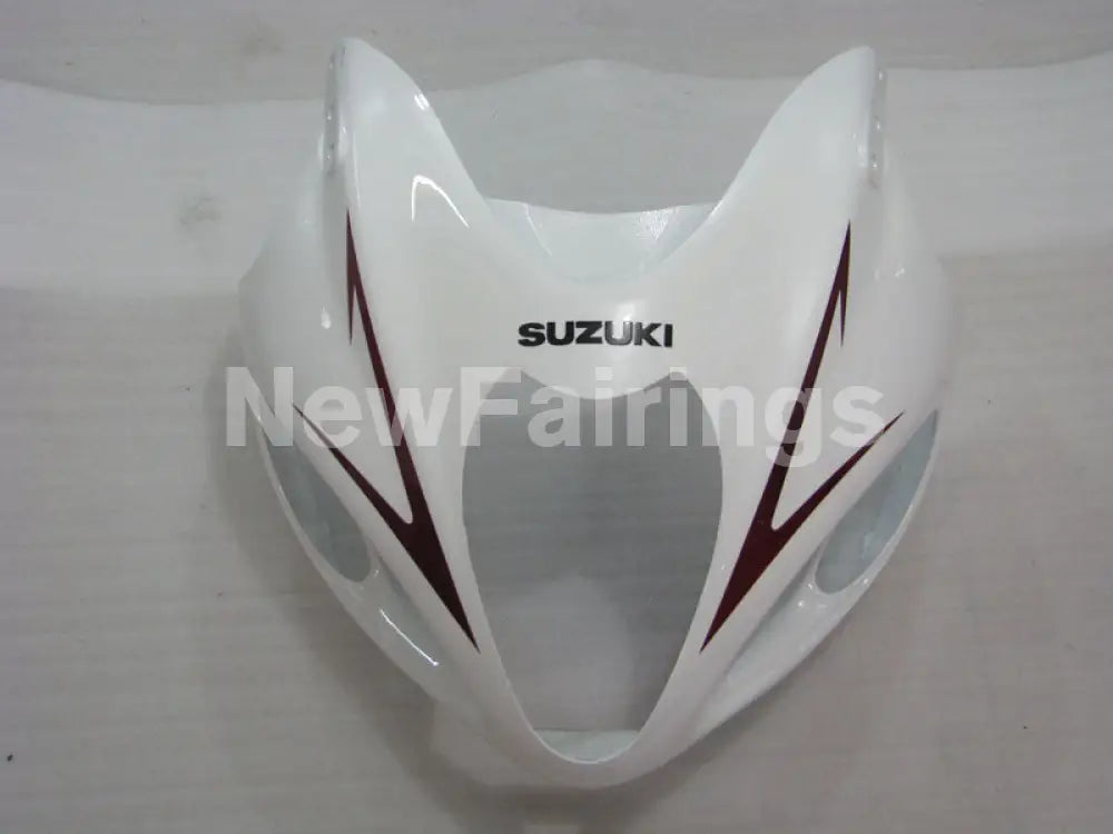White and Silver Wine red Factory Style - GSX1300R Hayabusa 99-07 Fairing Kit