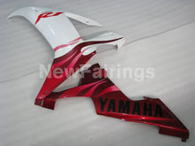 Cargar imagen en el visor de la galería, White and Wine Red Flame - YZF-R1 02-03 Fairing Kit