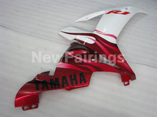 Cargar imagen en el visor de la galería, White and Wine Red Flame - YZF-R1 02-03 Fairing Kit