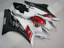 Cargar imagen en el visor de la galería, White and Wine Red Matte Black Factory Style - YZF-R6 06-07 Fairing Kit